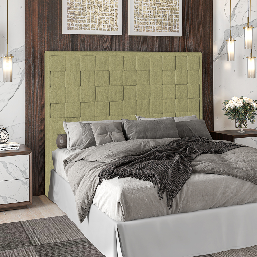 Cabeceira Casal 140 cm Priss Linho SL 75 Peer