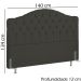 Cabeceira Casal 140 cm Room Linho SL 74 Peer