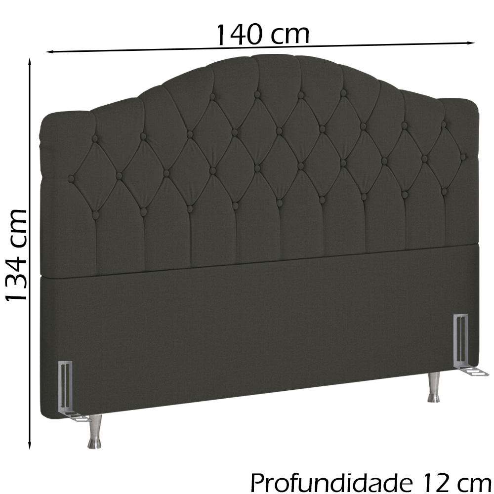 Cabeceira Casal 140 cm Room Linho SL 74 Peer