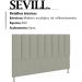 Cabeceira Casal 140 cm Sevill Veludo SL 940 Peer