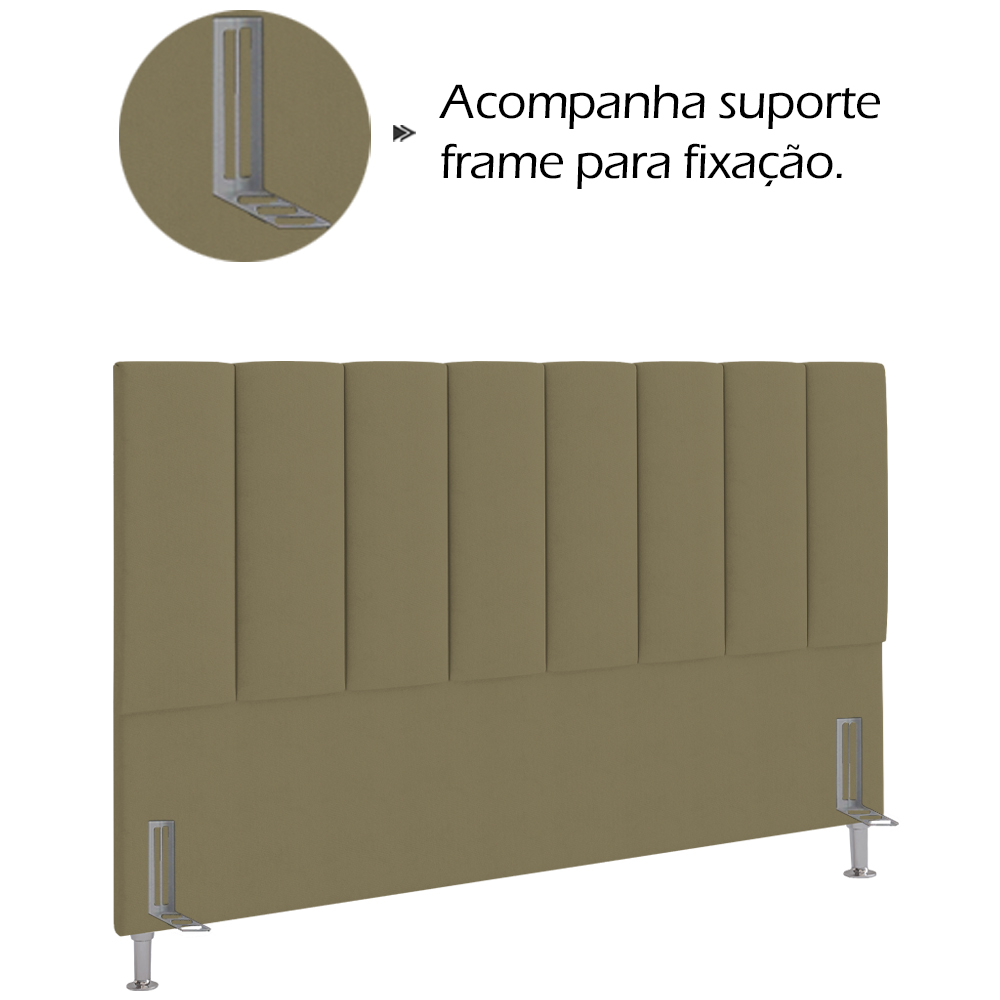 Cabeceira Casal 140 cm Sevill Veludo SL 945 Peer