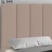 Cabeceira Casal 140 cm Sevill Veludo SL 949 Peer