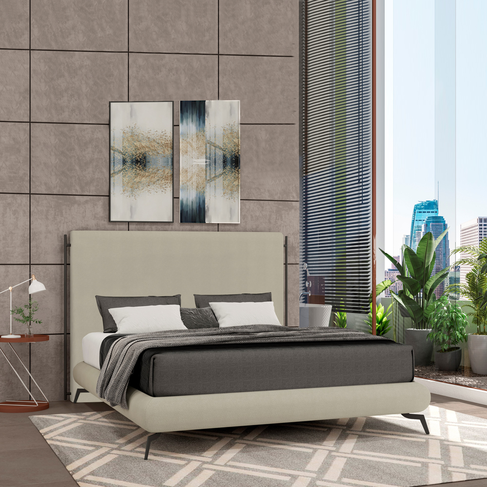 Cabeceira Casal 140 cm Troy Veludo SL 940 Peer