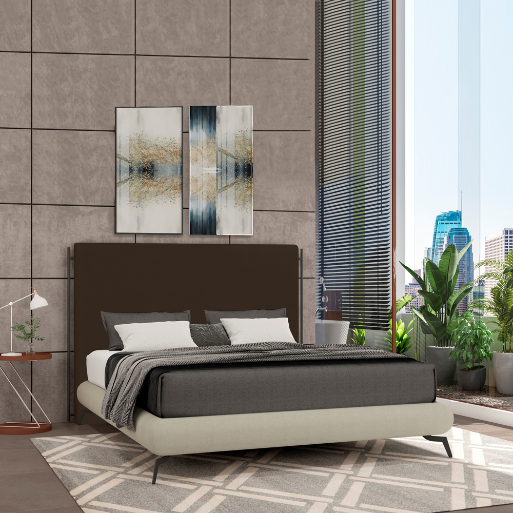 Cabeceira Casal 140 cm Troy Veludo SL 942 Peer