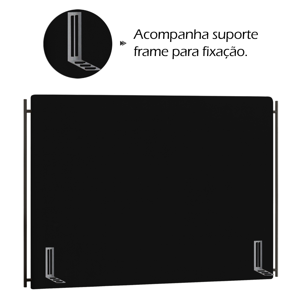 Cabeceira Casal 140 cm Troy Veludo SL 944 Peer
