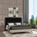 Cabeceira Casal 140 cm Troy Veludo SL 944 Peer