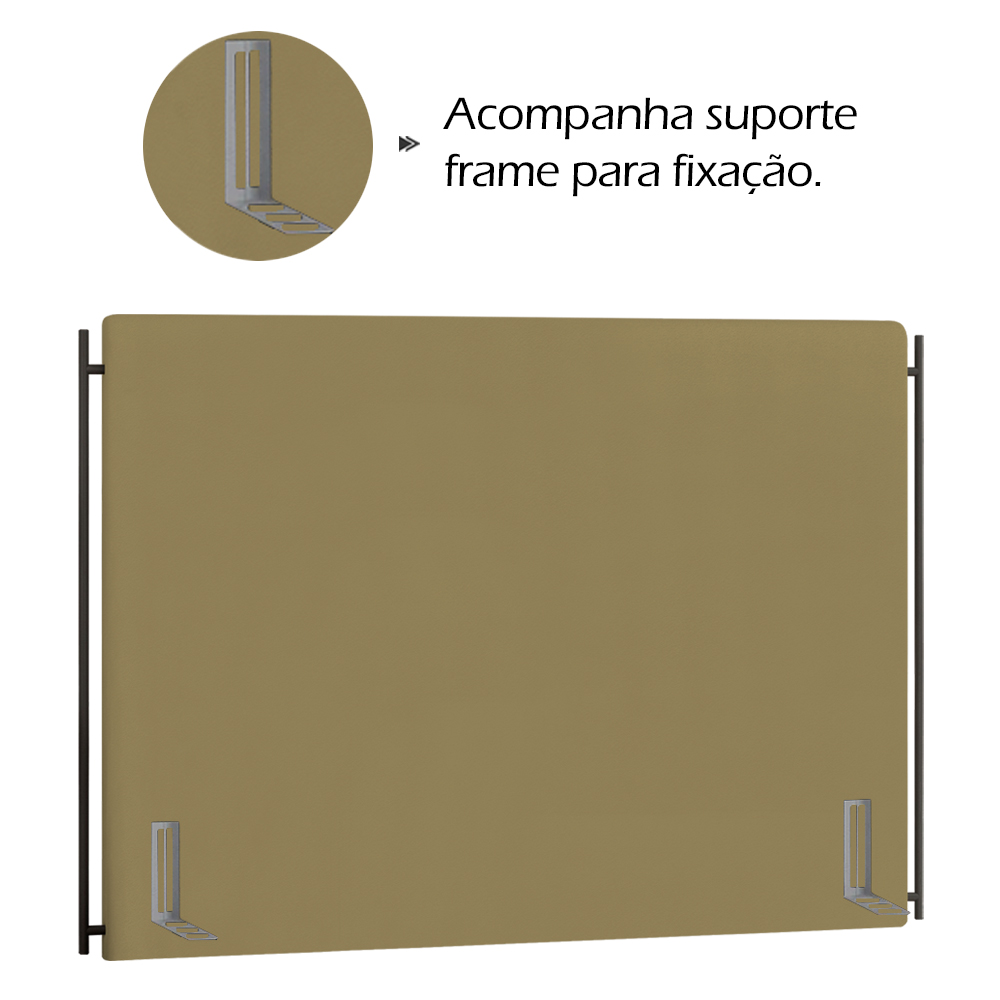 Cabeceira Casal 140 cm Troy Veludo SL 945 Peer