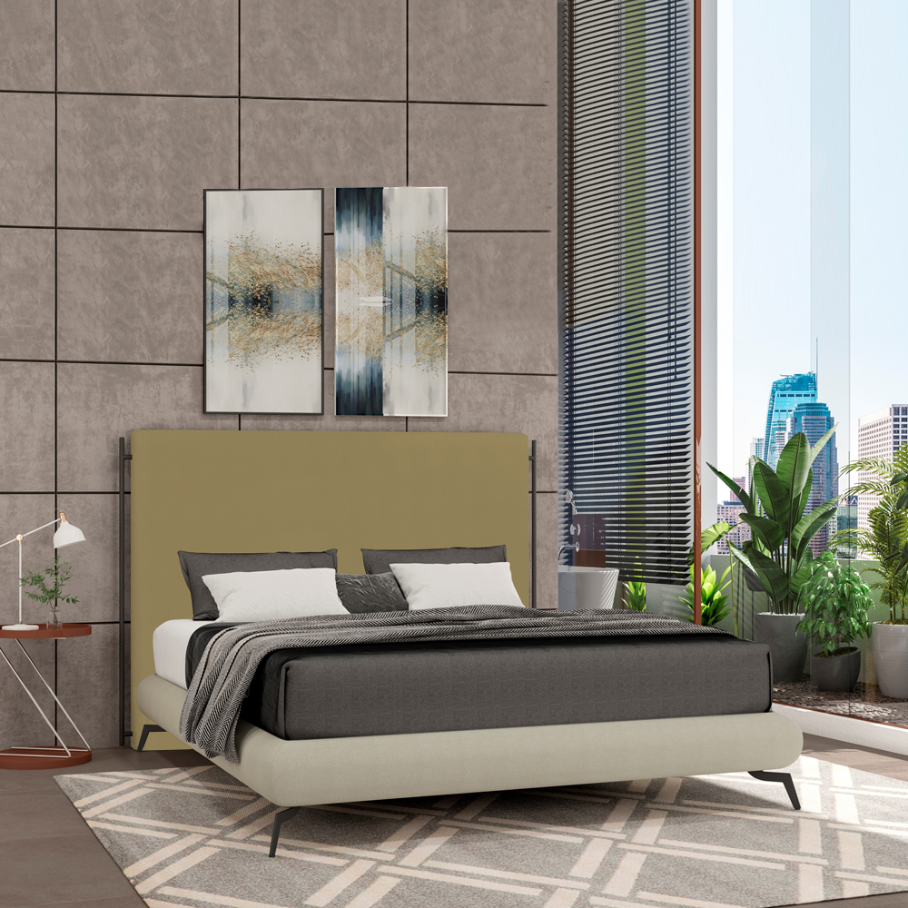 Cabeceira Casal 140 cm Troy Veludo SL 945 Peer