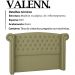 Cabeceira Casal 140 cm Valenn Linho SL 75 Peer