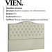 Cabeceira Casal 140 cm Vien Linho SL 76 Peer