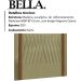 Cabeceira Queen 160 cm Bella Linho SL 75 Peer