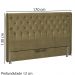 Cabeceira Queen 160 cm Firezz Veludo SL 945 Peer