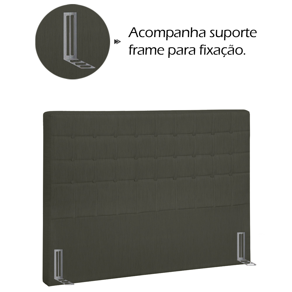 Cabeceira Queen 160 cm Lonnd Linho SL 74 Peer