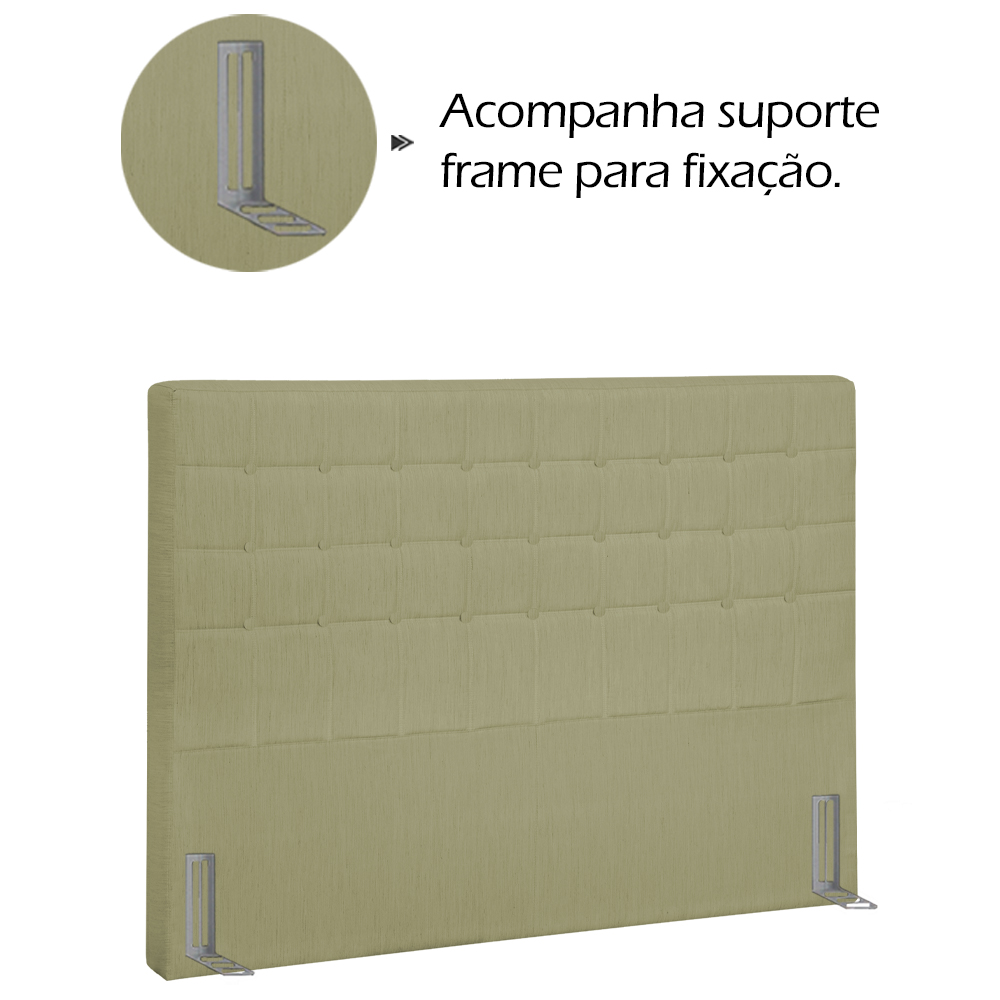 Cabeceira Queen 160 cm Lonnd Linho SL 75 Peer