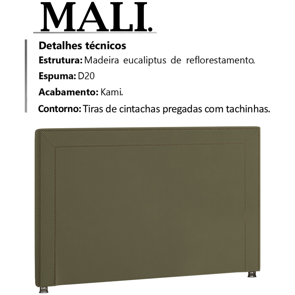 Cabeceira Queen 160 cm Mali Corano TCS 357 Peer