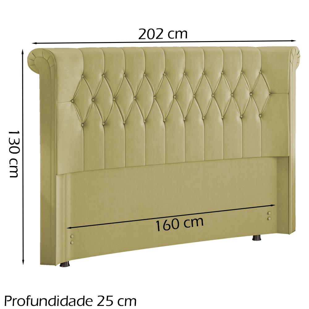 Cabeceira Queen 160 cm Mirag Corano TCS 355 Peer