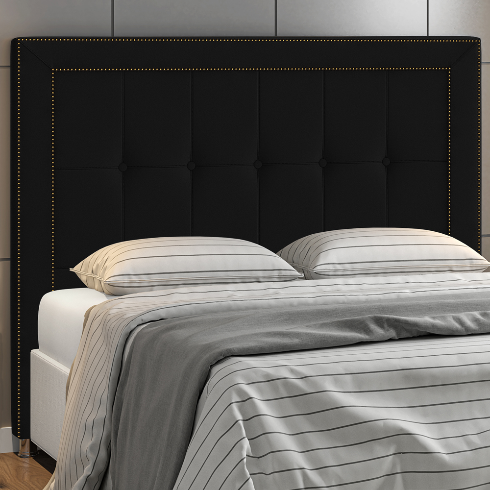 Cabeceira Queen 160 cm Napoll Veludo SL 944 Peer