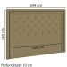 Cabeceira Queen 160 cm Padov Veludo SL 945 Peer