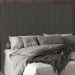 Cabeceira Queen 160 cm Priss Linho SL 74 Peer