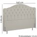 Cabeceira Queen 160 cm Room Linho SL 76 Peer