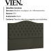 Cabeceira Queen 160 cm Vien Linho SL 74 Peer