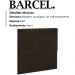 Cabeceira Solteiro 90 cm Barcel Veludo SL 942 Peer