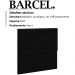 Cabeceira Solteiro 90 cm Barcel Veludo SL 944 Peer