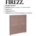 Cabeceira Solteiro 90 cm Firezz Veludo SL 949 Peer