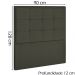 Cabeceira Solteiro 90 cm Lhots Linho SL 74 Peer