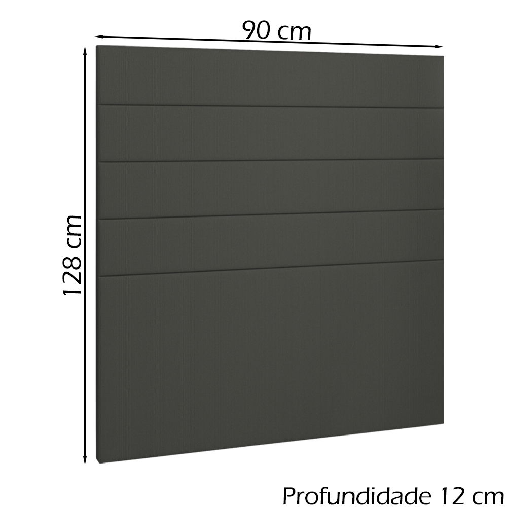 Cabeceira Solteiro 90 cm Lisben Linho SL 74 Peer