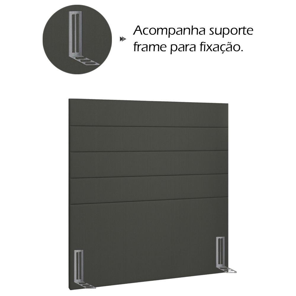 Cabeceira Solteiro 90 cm Lisben Linho SL 74 Peer