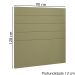 Cabeceira Solteiro 90 cm Lisben Linho SL 75 Peer