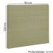 Cabeceira Solteiro 90 cm Lonnd Linho SL 75 Peer