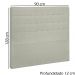 Cabeceira Solteiro 90 cm Lonnd Linho SL 76 Peer