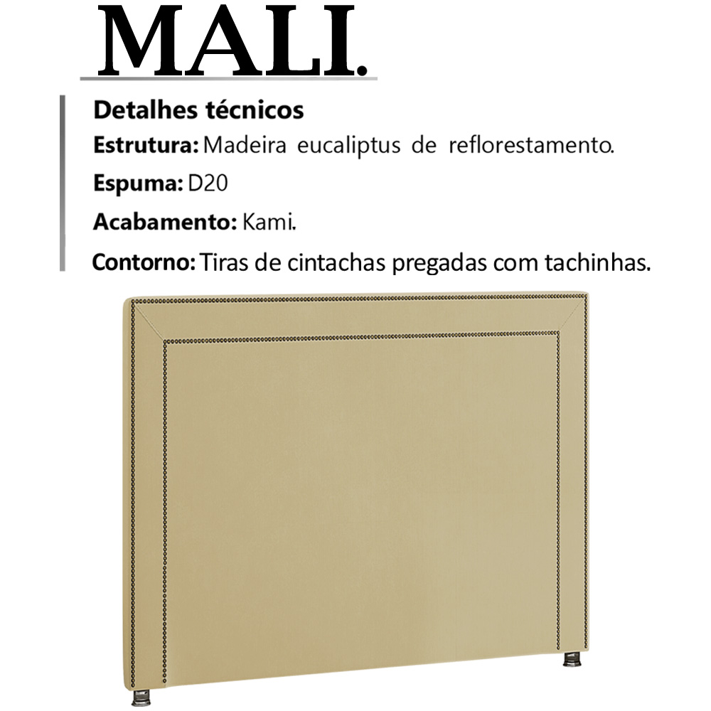 Cabeceira Solteiro 90 cm Mali Corano TCS 355 Peer