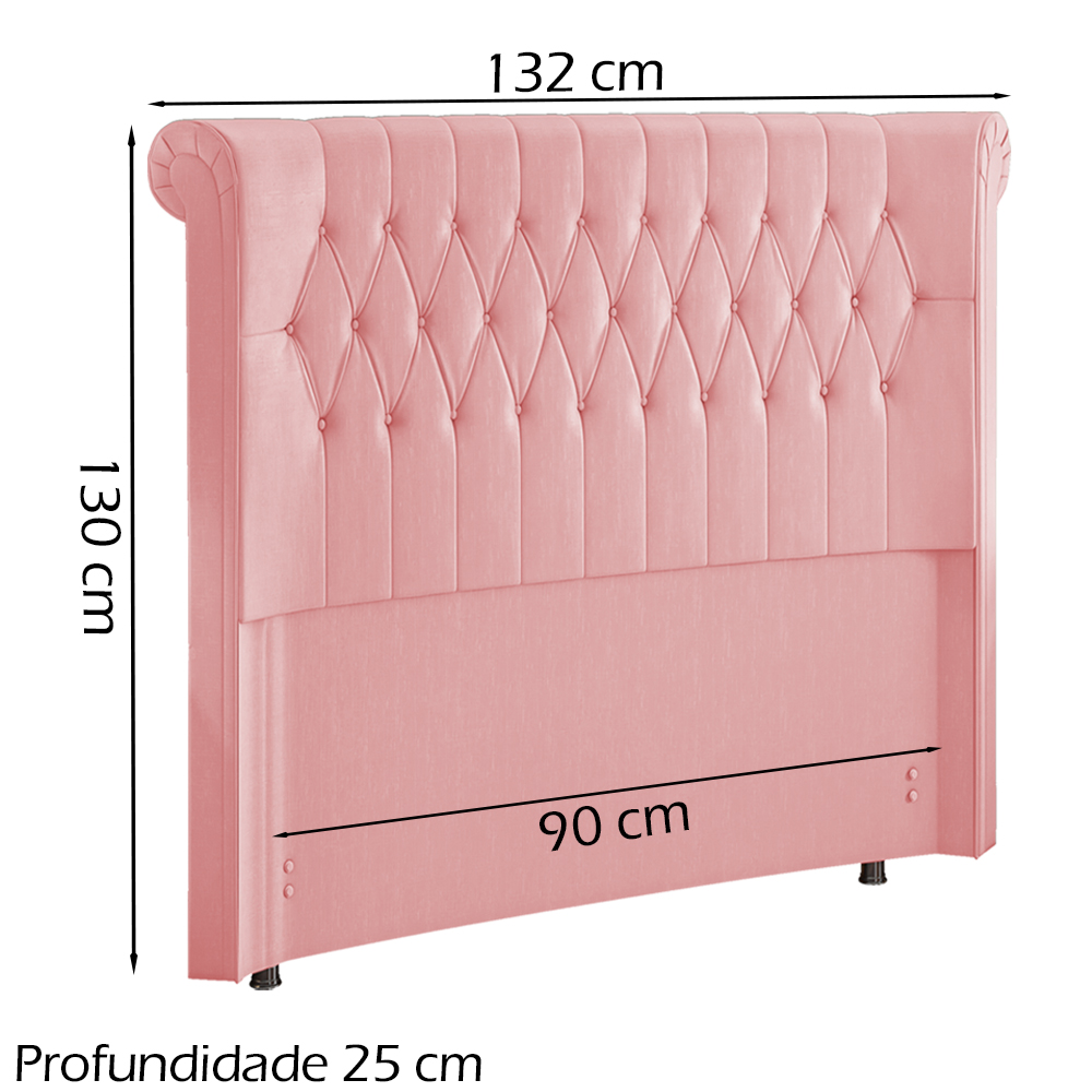 Cabeceira Solteiro 90 cm Mirag Corano TCS 353 Peer