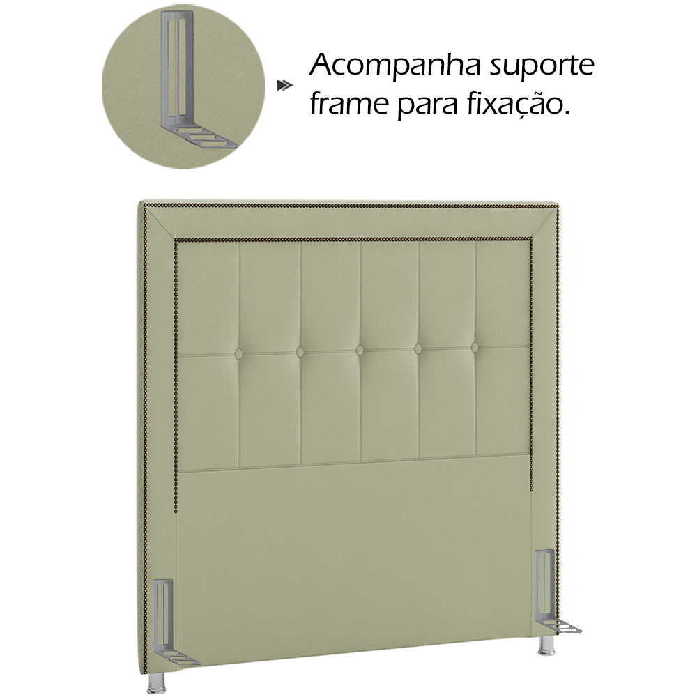 Cabeceira Solteiro 90 cm Napoll Veludo SL 940 Peer