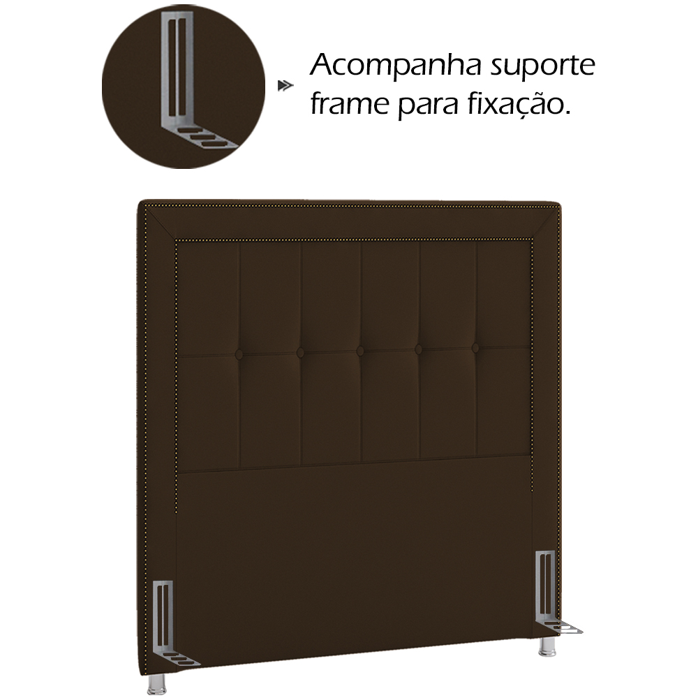 Cabeceira Solteiro 90 cm Napoll Veludo SL 942 Peer