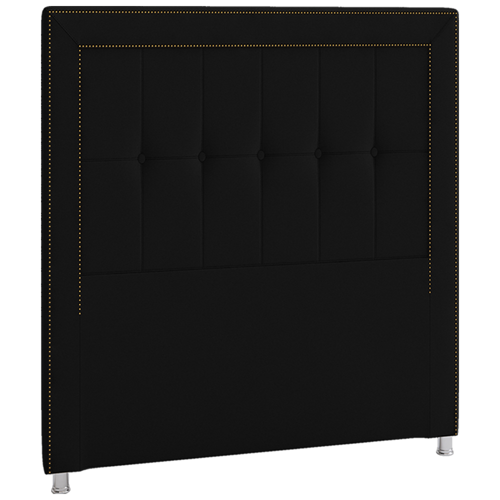Cabeceira Solteiro 90 cm Napoll Veludo SL 944 Peer