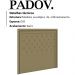 Cabeceira Solteiro 90 cm Padov Veludo SL 945 Peer