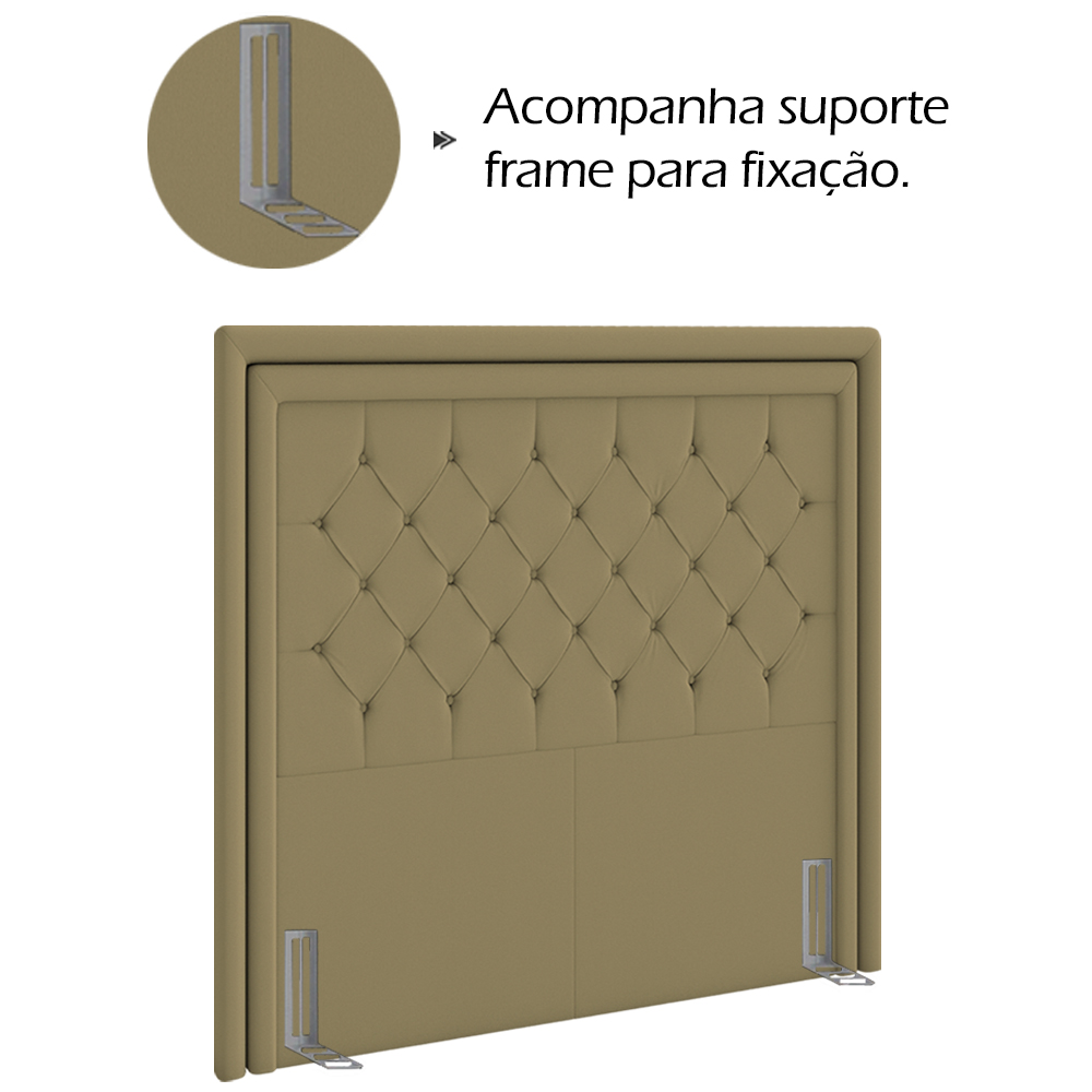 Cabeceira Solteiro 90 cm Padov Veludo SL 945 Peer