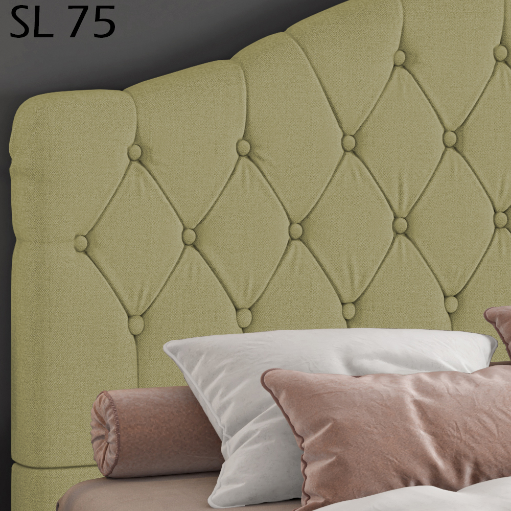 Cabeceira Solteiro 90 cm Room Linho SL 75 Peer
