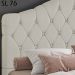 Cabeceira Solteiro 90 cm Room Linho SL 76 Peer