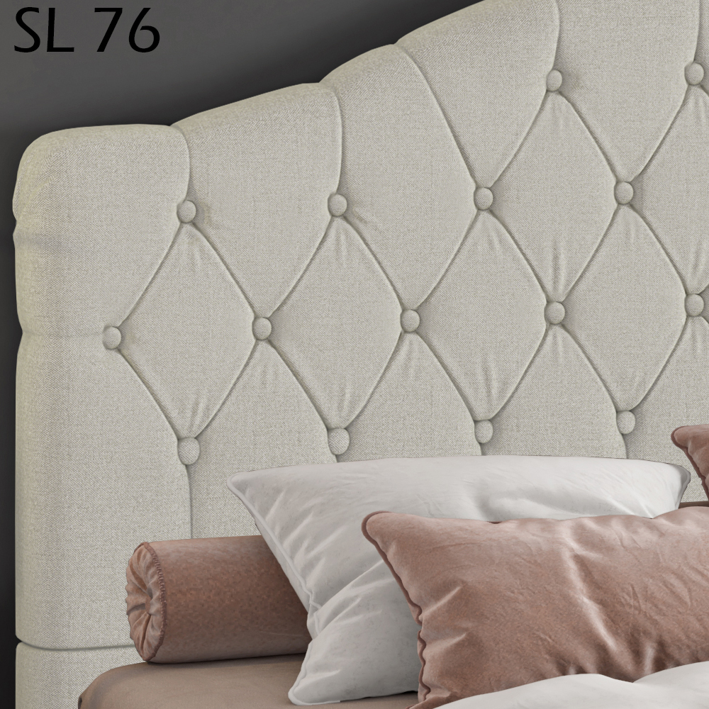 Cabeceira Solteiro 90 cm Room Linho SL 76 Peer
