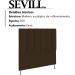 Cabeceira Solteiro 90 cm Sevill Veludo SL 942 Peer