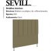 Cabeceira Solteiro 90 cm Sevill Veludo SL 945 Peer