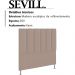 Cabeceira Solteiro 90 cm Sevill Veludo SL 949 Peer