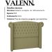 Cabeceira Solteiro 90 cm Valenn Linho SL 75 Peer