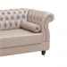 Chaise Estofada com Pés de Madeira Vega TCS-350 Branco - Perfan