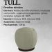 Kit 2 Puff Puf Para Sala Base Metal Chocolate Tull SL 940 Veludo Peer
